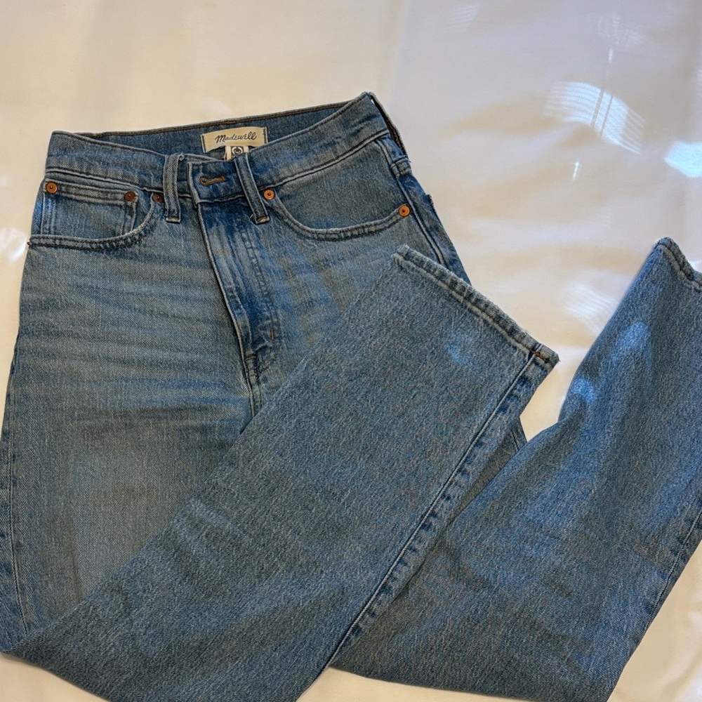 Madewell Light Blue Straight Jeans